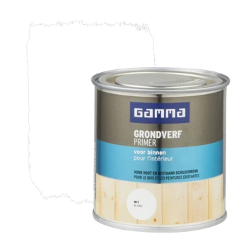 GAMMA Grondverf Voor Binnen 250 Ml Wit - Afbeelding 4