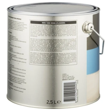GAMMA Grondverf Binnen Extra Dekkend 2,5 L Grijs - Afbeelding 3