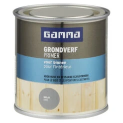 GAMMA Grondverf Voor Binnen 250 Ml Grijs