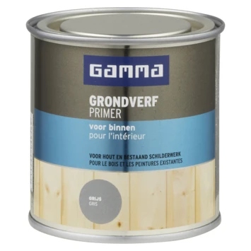 GAMMA Grondverf Voor Binnen 250 Ml Grijs