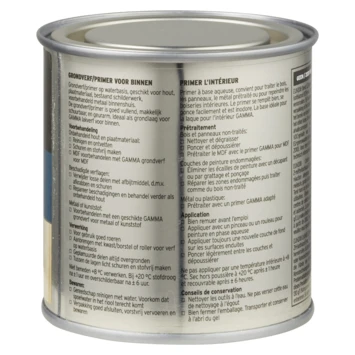 GAMMA Grondverf Voor Binnen 250 Ml Grijs - Afbeelding 2