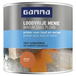 GAMMA Menie Grondverf 250 Ml Roodbruin