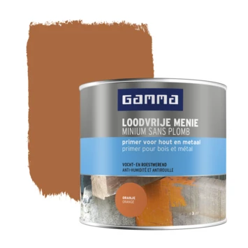 GAMMA Menie Grondverf 250 Ml Roodbruin - Afbeelding 2