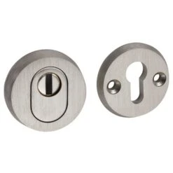 GAMMA Cilinderplaat Rond Anti-kerntrek SKG*** Aluminium RVS Look