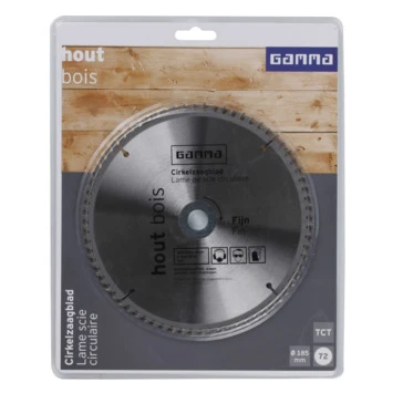 GAMMA Cirkelzaagblad 72t 185x16mm