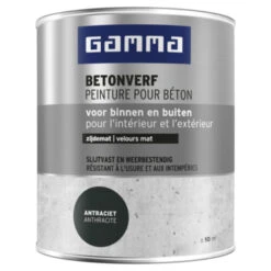 GAMMA Betonverf Zijdemat Antraciet 750 Ml