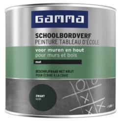 GAMMA Schoolbordverf Mat Zwart 250 Ml