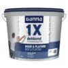 GAMMA Latex 1x Dekkend Muur & Plafond RAL 9001 Crème Wit 5 Liter