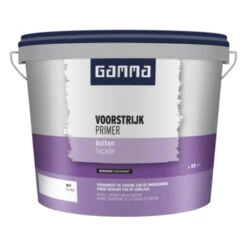 GAMMA Voorstrijk Dekkend Buiten Wit 5 Liter