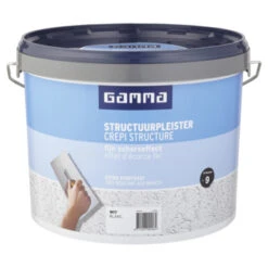 GAMMA Structuurpleister Wit 10 Liter