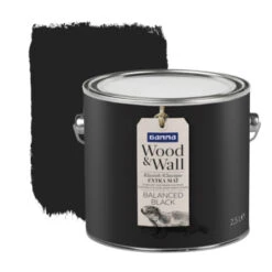 Gamma Wood&Wall Krijtverf Balanced Black 2,5 Liter