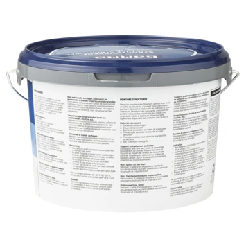 GAMMA Structuurverf Wit 2,5 Liter - Afbeelding 3