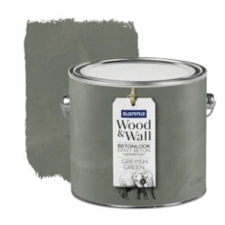 Gamma Wood&Wall Betoneffect Greyish Green 2,5 Liter