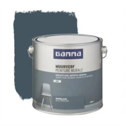 GAMMA Muurverf Diepblauw Mat 2,5 Liter