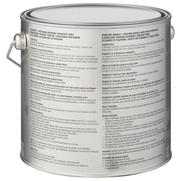 GAMMA Muurverf Diepblauw Mat 2,5 Liter - Afbeelding 3