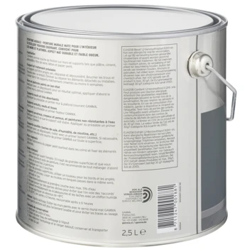 GAMMA Muurverf Diepblauw Mat 2,5 Liter - Afbeelding 4