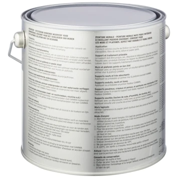 Gamma Muurverf Canvas Mat 2,5 Liter - Afbeelding 3