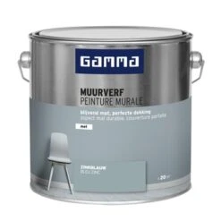 GAMMA Muurverf Zinkblauw Mat 2,5 Liter