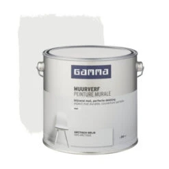 GAMMA Muurverf Mat 2,5 L Arctisch Grijs
