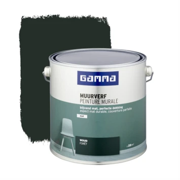 Gamma Muurverf Woud Mat 2,5 Liter