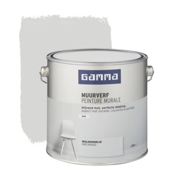 GAMMA Muurverf Wolkengrijs Mat 2,5 Liter