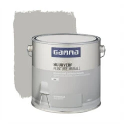 GAMMA Muurverf Steengrijs Mat 2,5 Liter