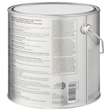 GAMMA Muurverf Gebroken Wit Mat 2,5 Liter - Afbeelding 4
