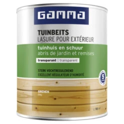 GAMMA Tuinbeits Tuinhuis & Schuur Transparant 750 Ml Grenen