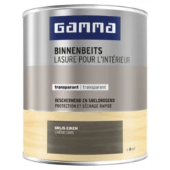 GAMMA Binnenbeits Transparant 750 Ml Grijs Eiken