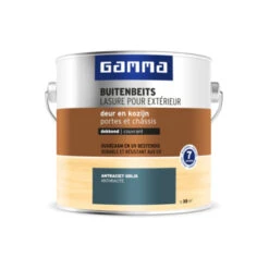 GAMMA Buitenbeits Deur & Kozijn Dekkend RAL 7016 Antraciet Grijs 2,5 Liter