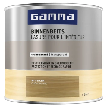 GAMMA Binnenbeits Transparant 250 Ml Wit Eiken