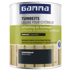 GAMMA Tuinbeits Schutting & Tuinhout Dekkend Donkerbruin 750 Ml