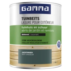 GAMMA Tuinbeits Tuinhuis & Schuur Dekkend Jachtgroen 750 Ml