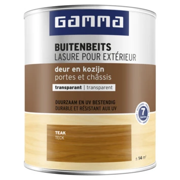 GAMMA Buitenbeits Deur & Kozijn Transparant Teak 750 Ml