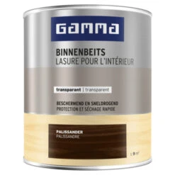 GAMMA Binnenbeits Transparant 750 Ml Palissander