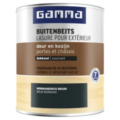 GAMMA Buitenbeits Deur & Kozijn Dekkend Normandisch Bruin 750 Ml
