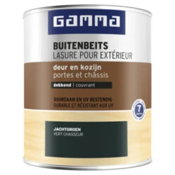 GAMMA Buitenbeits Deur & Kozijn Dekkend Jachtgroen 750 Ml