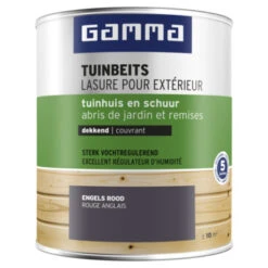GAMMA Tuinbeits Tuinhuis & Schuur Dekkend Engels Rood 750 Ml