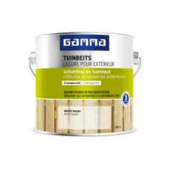 GAMMA Tuinbeits Schutting & Tuinhout Transparant White Wash 2,5 Liter