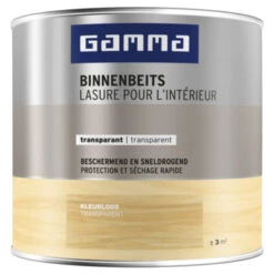 GAMMA Binnenbeits Transparant 250 Ml Kleurloos