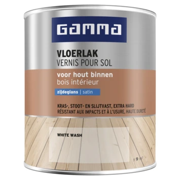 GAMMA Vloerlak Whitewash Zijdeglans 750 Ml