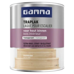 GAMMA Traplak Kleurloos Zijdeglans 750 Ml