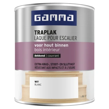 GAMMA Traplak Zijdeglans 750 Ml Wit