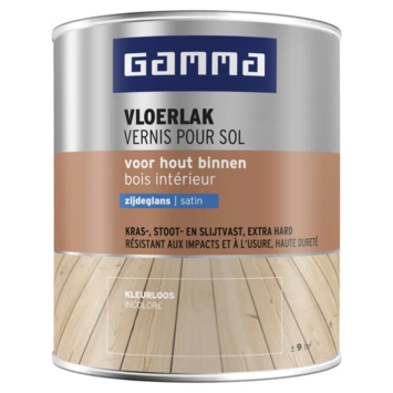 GAMMA Vloerlak Zijdeglans 750 Ml Kleurloos