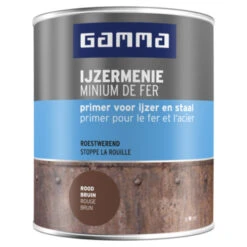 GAMMA Menie Grondverf 750 Ml Roodbruin